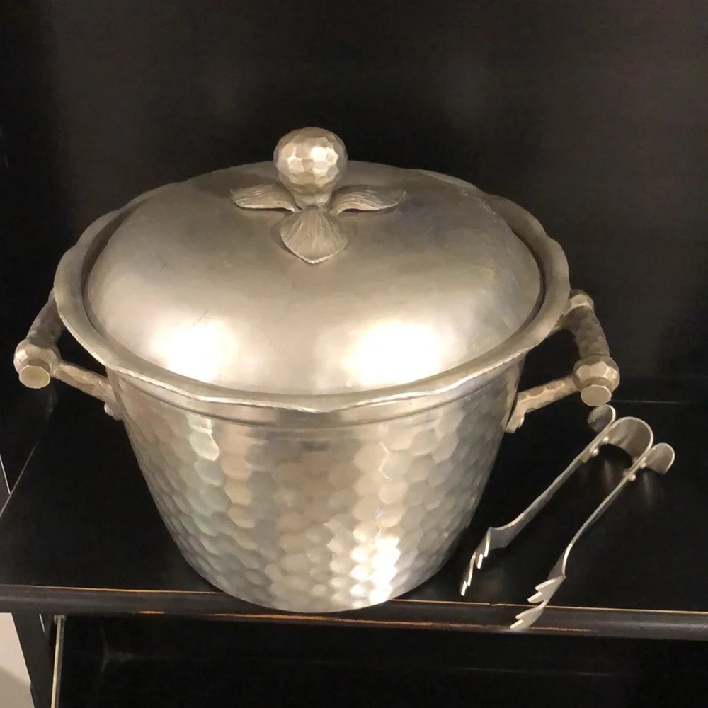 Hammered Vintage Ice Bucket